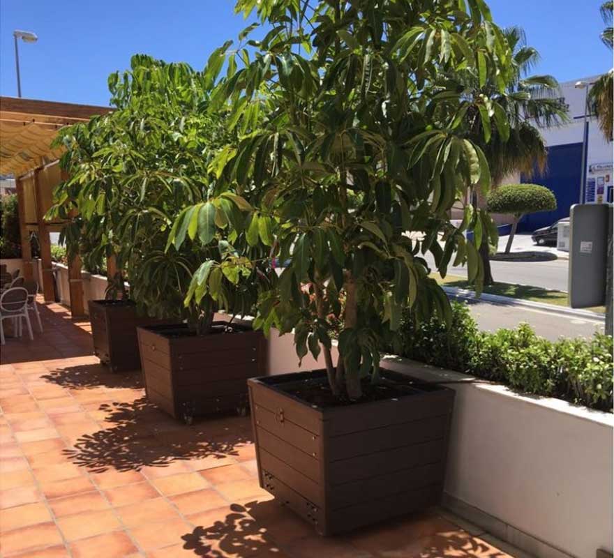 Jardineras o Maceteros de Madera Tecnológica para Exterior