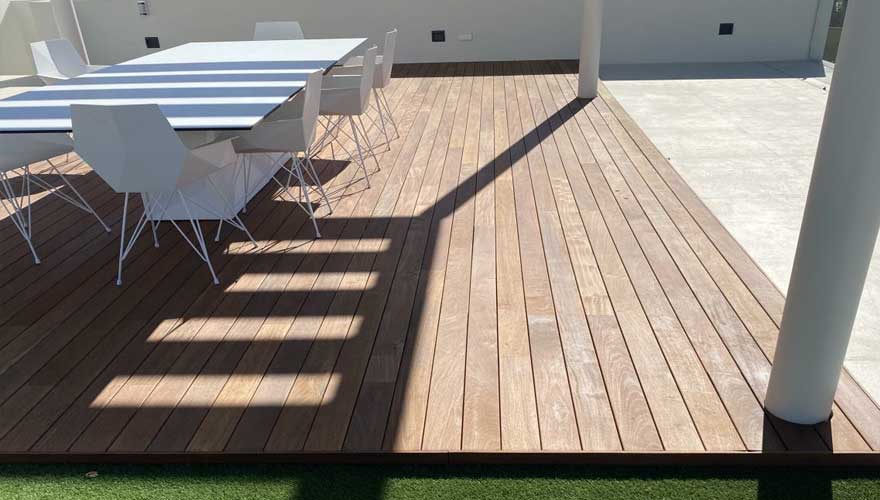 Tarima Suelo Exterior de Madera para Terraza o Jardín